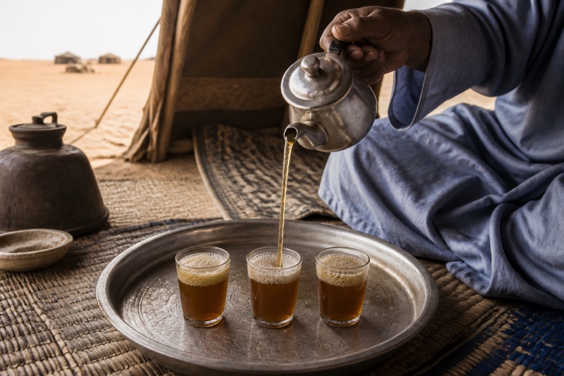 Tea trade in Mauritania