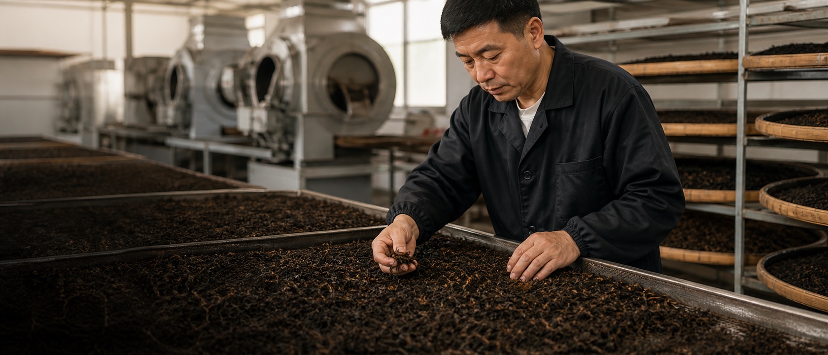 Black Tea in production