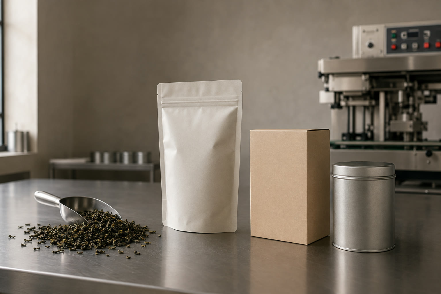 Private Label & Packing — dry leaf and brewed liquor